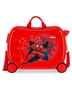 Valigia Cavalcabile Spiderman Tech Rossa