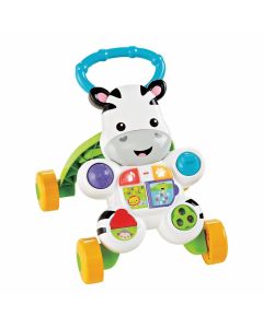 Fisher-Price  Zebra Primi Passi Spingibile Giocattolo Elettronico Educativo