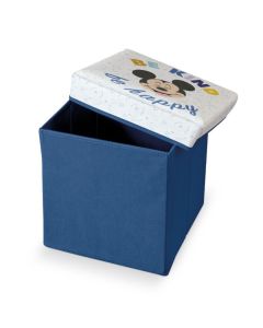 Mickey Mouse Contenitore Pouf Seduta Coperchio imbottito