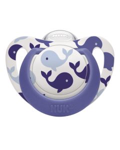 NUK Set di 2 Succhietti Genius bimbo 6-18 mesi silicone