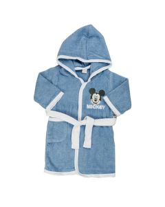 Mickey Mouse Accappatoio con Cappuccio Ellepi Azzurro