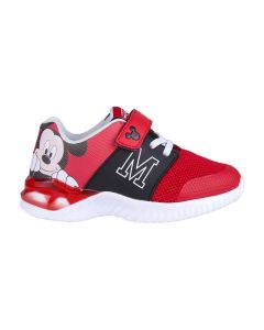 Scarpa sportiva suola leggera con luci Mickey Mouse