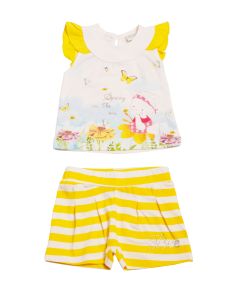 Ellepi Completo Neonata Estivo Giallo