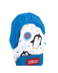 Nuby Guantino Massaggiagengive Happy Hands Blu