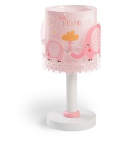 Lampada da comodino Elefantini Rosa