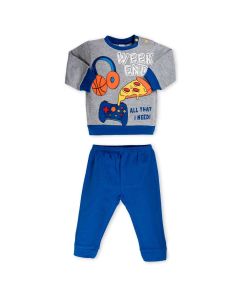 Ellepi Pigiama Bimbo Caldo Cotone Pizza