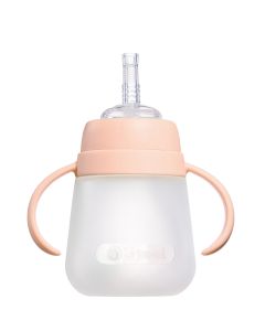 J BIMBI My Soft Cup Tazza Morbida in Silicone 270 ml 6m+  – Tazza Bambini Antigoccia, Antirottura e Rimbalzante per Passaggio dal Biberon al Bicchiere – Pesca