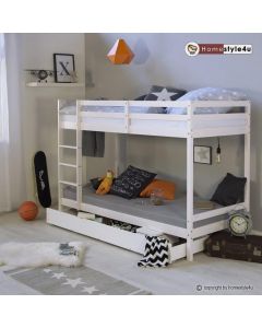 Letto singolo a castello in Pino massello