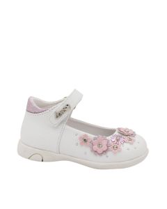 Scarpine con cinturino Love Details Fiori Rosa