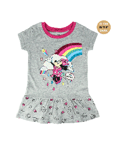 Vestito Minnie con stampa fotoluminescente