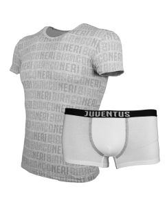 Completo Intimo Bambino Juventus Grigio