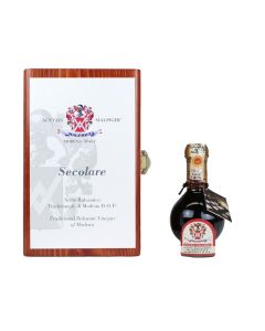 Acetaia Malpighi – Aceto Balsamico Tradizionale di Modena DOP Extravecchio Secolare – 100 ml – Solo Mosto Cotto – Selezione da Alta Ristorazione