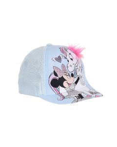 Cappellino Baby Minnie Unicorno Azzurro