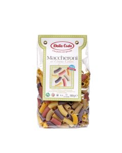 Dalla Costa Maccheroni 5 Colori Con Curcuma, Rosmarino, Barbabietola E Carota Nera 12x500gr