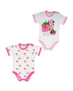 Ellepi Set di 2 Body Estivi Minnie Fuxia