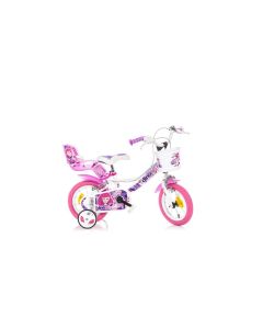 Bicicletta Dino Bikes Fairy Bianca 12 pollici Bambina