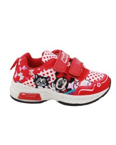 Sneakers Primavera estate con luci Minnie Rosso