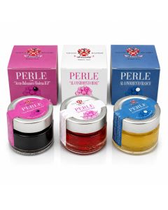 Acetaia Malpighi Tris di Perle Gourmet – Perle all' Aceto Balsamico di Modena IGP, Condimento Bianco,  e Rosé