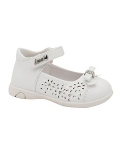 Ballerine con Cinturino Love Details Bianche