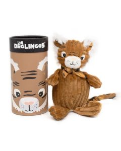 Les Deglingos Peluche piccolo Tigre in scatola
