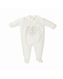 Ellepi Tutina in Ciniglia con ricamo a Cuore