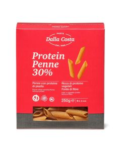 Dalla Costa Pasta Proteica Penne 30% Proteine pisello confezione risparmio 8x250 grammi