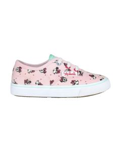 Sneakers in tela con lacci Minnie Rosa