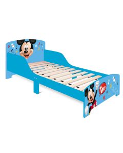 Disney Mickey Mouse Lettino per Bambini 70x143x60cm con sponde di sicurezza - Ideale dai 3 Anni