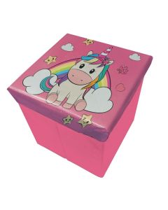 Pouf portagiochi Unicorno