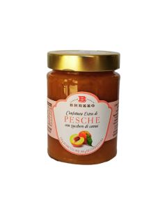 Brezzo Confettura Extra Pesche 350g con 120% frutta