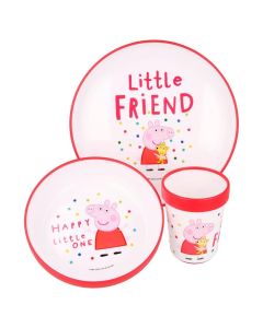 Set pappa antiscivolo Peppa Pig