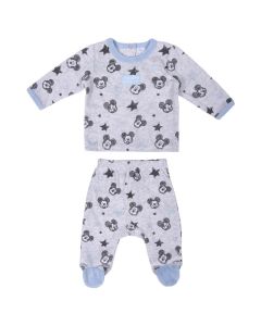 Tutina 2 Pezzi neonato Mickey Star