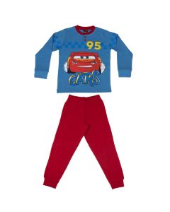 Pigiama Bambino Disney Cars Azzurro