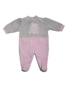 Ellepi Tutina in Ciniglia con Stampa e Applicazione Strass Orsetto