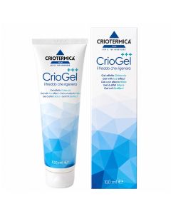 CrioGel Gel effetto freddo - per tensioni muscolari e dolori articolari, con Mentolo ed estratti di olio di Eucalipto