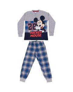 Pigiama lungo Mickey Mouse Grigio Scozzese