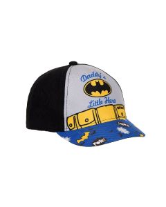 Cappellino Baby Batman Daddy Little Hero Nero