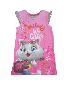 Camicia Da Notte Smanicata 44Gatti Milady Grigio