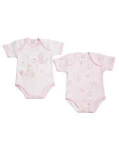 Ellepi Set 2 Body in caldo cotone Scollo Americana Bambina