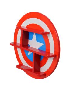 Libreria Mensola Sagomata Capitan America Avengers in legno