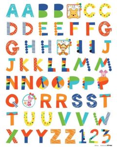 Disney Winnie the Pooh Alfabeto Decorazione Adesiva