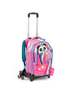 Zaino Trolley Scuola 2in1 con Carrello Removibile Bubble Star Giochi Preziosi