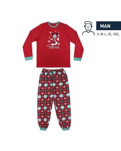 Pigiama Uomo Natalizio Natalizio Mickey Family