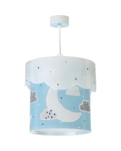 Lampadario sospensione Piccola Luna Azzurro