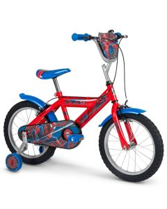 Spiderman Bicicletta a sfera per Bambini 16 pollici – Bici con Ruote Stabilizzatrici