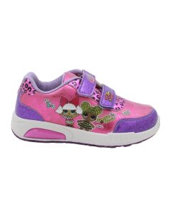 Scarpe Sneakers velcro e luci LOL Surprise Fuxia
