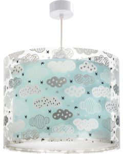 Lampadario sospensione Nuvolette verde acqua