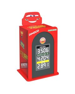 Disney Pixar Cars Saetta McQueen Comodino a Pompa di Benzina Dinoco con Vano Portaoggetti per Cameretta Bambini